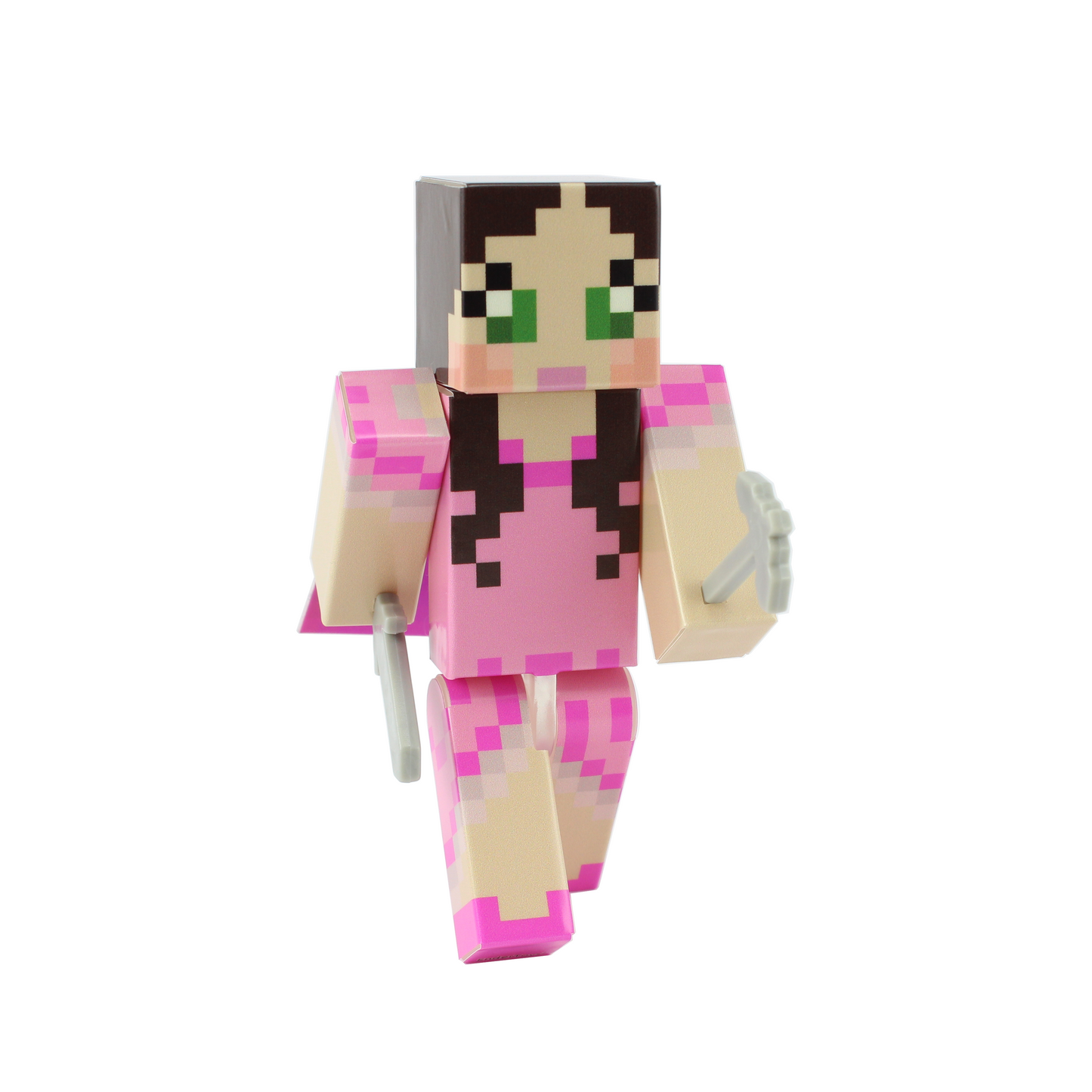 Pink Dress Green Eyed Girl